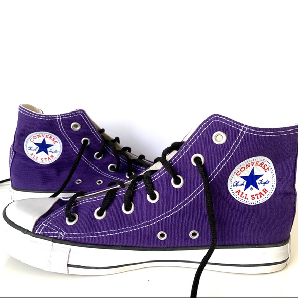 dark purple chucks